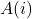 A(i)